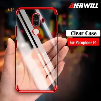 100pcs Clear Case For Xiaomi Pocophone F1 Case Plating Cover Soft Slim TPU Silicone bumper Protector case For Xiaomi Poco f1
100pcs Clear Case For Xiaomi Pocophone F1 Case Plating Cover Soft Slim TPU Silicone bumper Protector case For Xiaomi Poco f1
