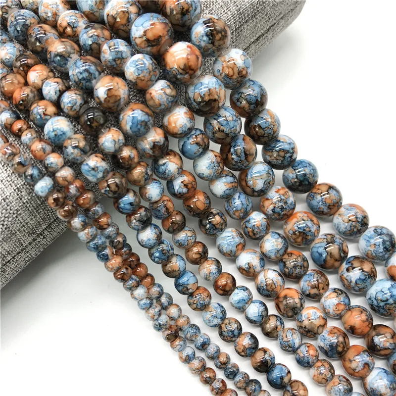 4/6/8/10mm Round Glass Beads Loose Spacer Beads For Jewelry Making DIY Bracelet Necklace #013
4/6/8/10mm Round Glass Beads Loose Spacer Beads For Jewelry Making DIY Bracelet Necklace #013