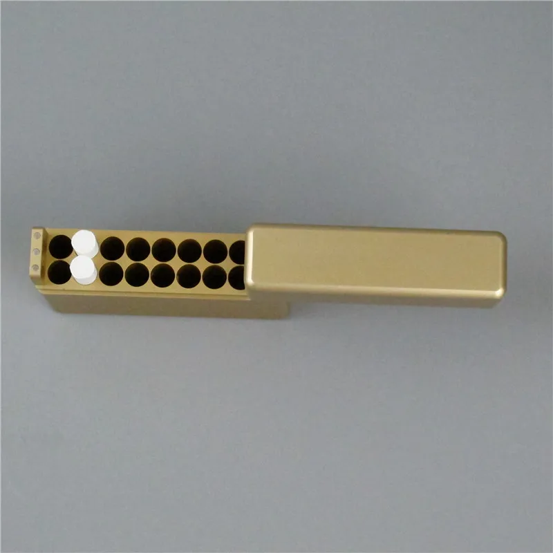 Black Gold Silver 18 Holes Aluminum Storeage Box For IQOS 18PCS Cigarette Holder for IQOS Cigarette Cartridge Case
Black Gold Silver 18 Holes Aluminum Storeage Box For IQOS 18PCS Cigarette Holder for IQOS Cigarette Cartridge Case