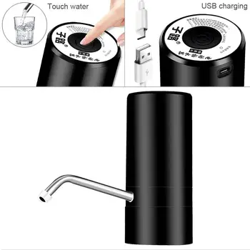ZILU Touch-tone Wireless Rechargeable Electric Water Pump Intelligent Pump with USB Cable for 4.5L - 18.9L Barrelled Water
ZILU Touch-tone Wireless Rechargeable Electric Water Pump Intelligent Pump with USB Cable for 4.5L - 18.9L Barrelled Water