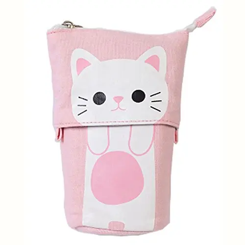 Canvas Creative Cute Cat Cartoon Variable Telescopic Stationery Transformer Stand Pencil Pouch Cosmetic Bags
Canvas Creative Cute Cat Cartoon Variable Telescopic Stationery Transformer Stand Pencil Pouch Cosmetic Bags