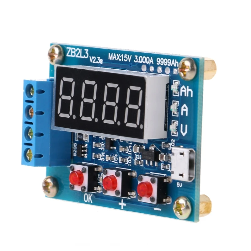 New ZB2L3 Li-ion Lithium Lead-acid Battery Capacity Meter Discharge Tester Analyzer qiang
New ZB2L3 Li-ion Lithium Lead-acid Battery Capacity Meter Discharge Tester Analyzer qiang
