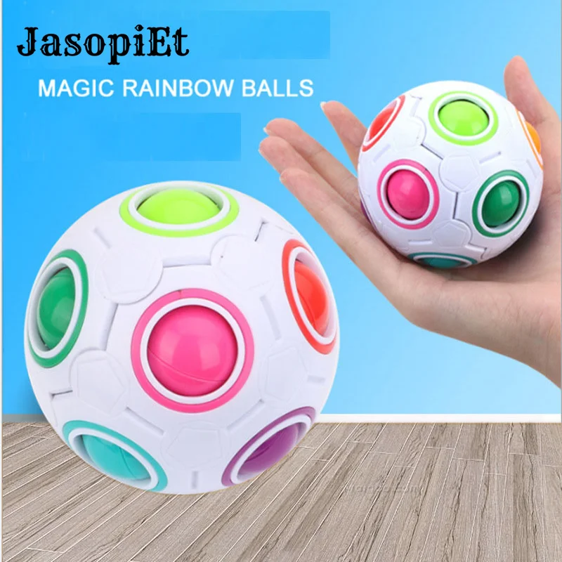 JasopiEt Colorful Magic Rainbow Ball Magic Cube Rainbow Puzzle Challenge Gifts Puzzle Kids Learning Educational Fidget Toys
JasopiEt Colorful Magic Rainbow Ball Magic Cube Rainbow Puzzle Challenge Gifts Puzzle Kids Learning Educational Fidget Toys