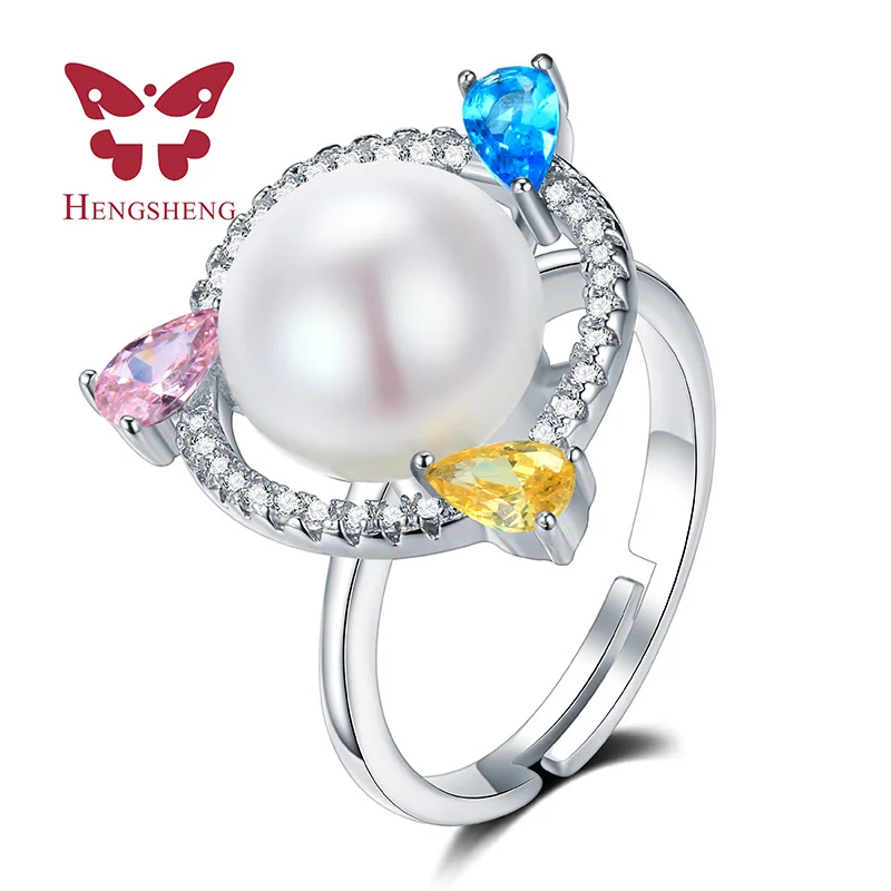 HENGSHENG Real Freshwater Natural Jewelry Pearl Rings For Women Gift Ring, Fine AAAA 10-11mm Pearl Ring
HENGSHENG Real Freshwater Natural Jewelry Pearl Rings For Women Gift Ring, Fine AAAA 10-11mm Pearl Ring