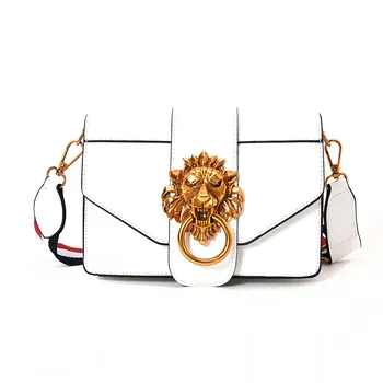 Wide Shoulder Strap Female Bag 2017 New Wild Shoulder Bag Fashion Metal Lion Head Decoration Cross Body Small Square Bag
Wide Shoulder Strap Female Bag 2017 New Wild Shoulder Bag Fashion Metal Lion Head Decoration Cross Body Small Square Bag