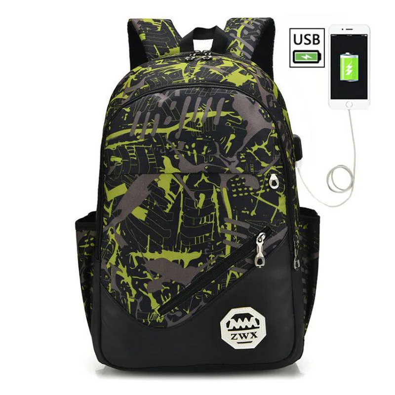 camouflage colour Boy Girl School bag men Bagpack Teenagers Schoolbags Canvas USB Charging Student Backpacks For Male Female
camouflage colour Boy Girl School bag men Bagpack Teenagers Schoolbags Canvas USB Charging Student Backpacks For Male Female