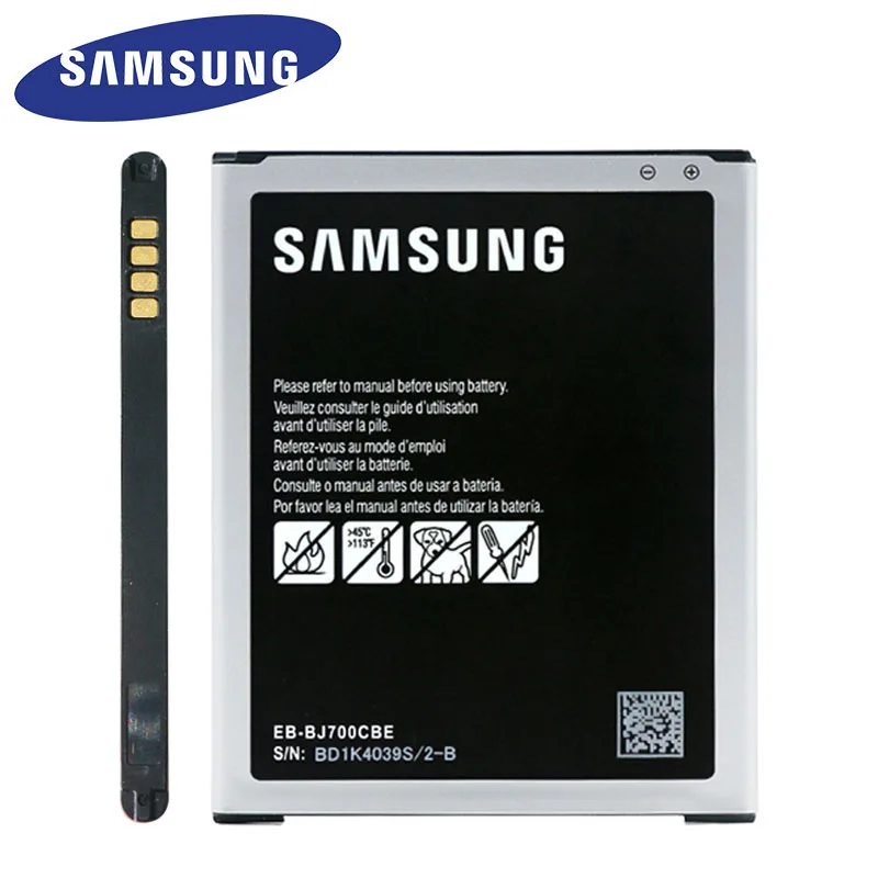 Samsung Original Battery for Samsung Galaxy J7 2015 J700 J700F J700M J700H J700T J700P On7(G600) EB-BJ700BBC 3000mAh
Samsung Original Battery for Samsung Galaxy J7 2015 J700 J700F J700M J700H J700T J700P On7(G600) EB-BJ700BBC 3000mAh