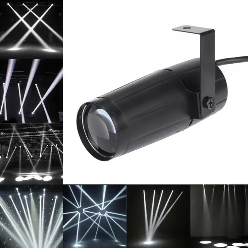 Pin Spot Single Beam Spotlight Stage Light Projection DJ Effect Lamp With Mount for Home Wedding Birthday Party Disco Bar Pub
Pin Spot Single Beam Spotlight Stage Light Projection DJ Effect Lamp With Mount for Home Wedding Birthday Party Disco Bar Pub