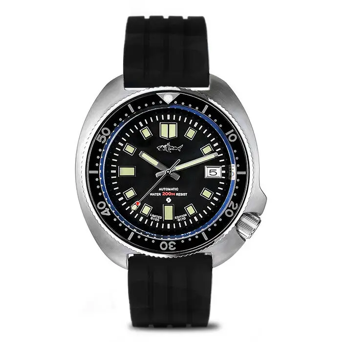 Sharkey Japan Tuna Diver Automatic wristwatch MarineMaster Mens Turtle 6105-8110
Sharkey Japan Tuna Diver Automatic wristwatch MarineMaster Mens Turtle 6105-8110