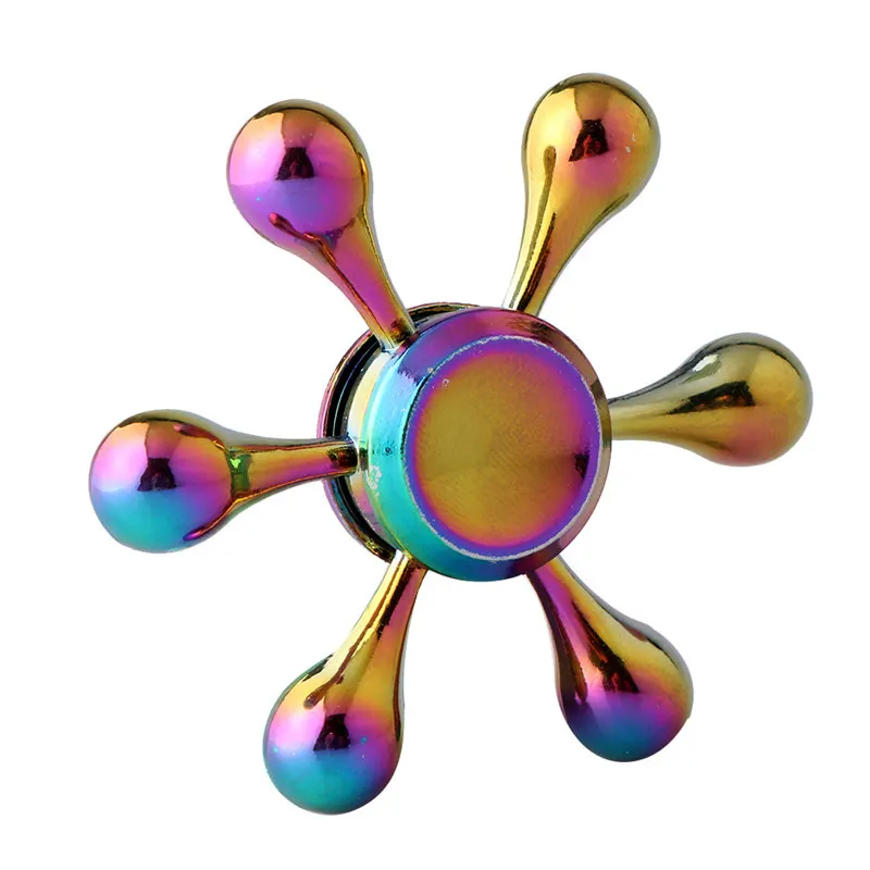 Six drop in colorful Fidget Spinner EDC Hand Spinners Autism ADHD Kids Christmas Gifts Metal Finger Toys Spinners
Six drop in colorful Fidget Spinner EDC Hand Spinners Autism ADHD Kids Christmas Gifts Metal Finger Toys Spinners