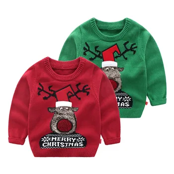 Autumn&winter New Children Sweater Merry Christmas Boys Sweaters Casual Kids-pullover Cartoon Elk Kids Sweaters
Autumn&winter New Children Sweater Merry Christmas Boys Sweaters Casual Kids-pullover Cartoon Elk Kids Sweaters