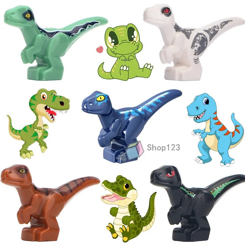 Single Sale Jurasic Word Inosaur Figures Wolf Movie Horse Animals Baby Dinosaurs Model Building Block Toys for Children
Single Sale Jurasic Word Inosaur Figures Wolf Movie Horse Animals Baby Dinosaurs Model Building Block Toys for Children