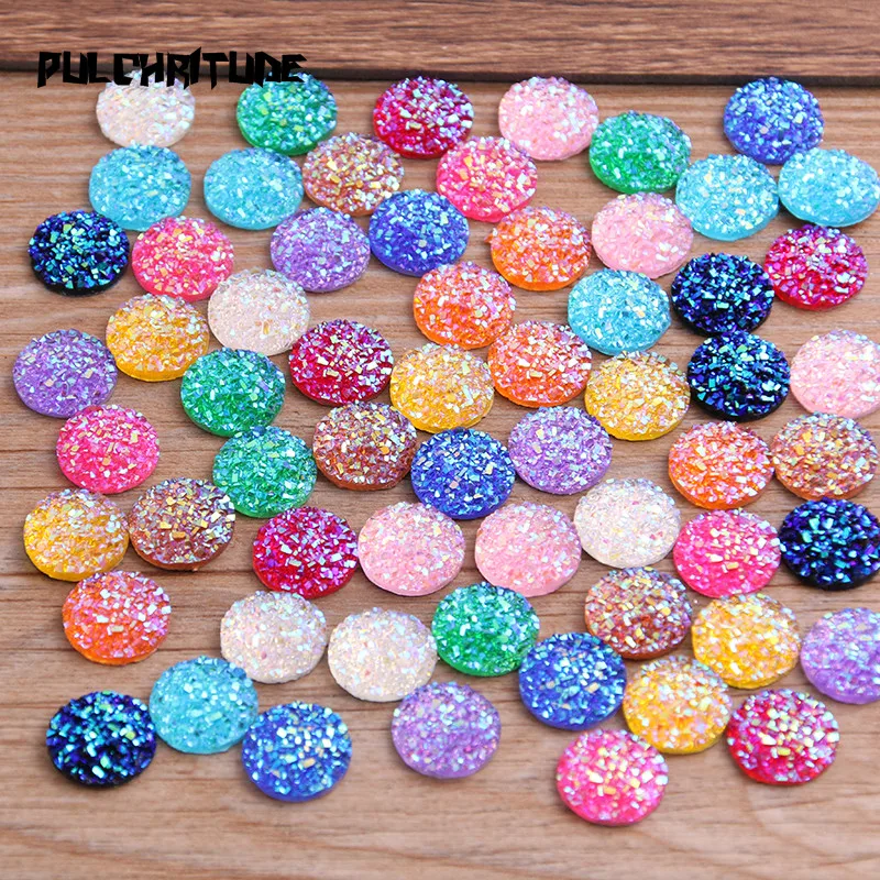 PULCHRITUDE New Fashion 40pcs 12mm Mix Colors Natural Ore Style Flat Back Resin Cabochons For Bracelet Earrings Accessories
PULCHRITUDE New Fashion 40pcs 12mm Mix Colors Natural Ore Style Flat Back Resin Cabochons For Bracelet Earrings Accessories