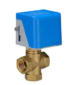 

2 wires Electric Motorized Brass 3 way Ball Valve for Fan coil air conditioning DN15 DN20 DN25 DN32 AC/DC 24V 110V 220V