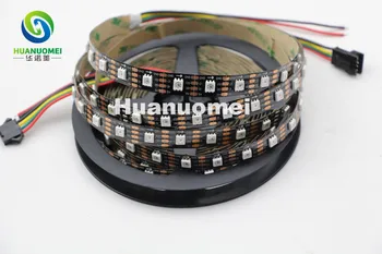 4M DC5V APA-102C addressable led pixel strip light;60leds/m with 60pixels/m;BLACK PCB;non-waterproof
4M DC5V APA-102C addressable led pixel strip light;60leds/m with 60pixels/m;BLACK PCB;non-waterproof