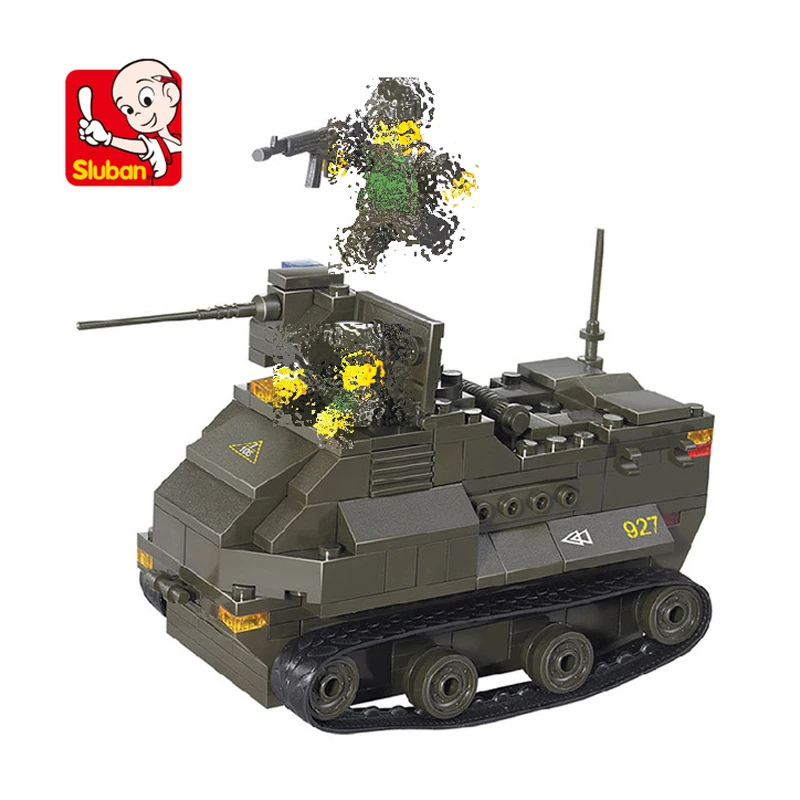 Sluban 0281 178Pcs Military Army Amphibious Chariot Panzerfahre Tank Building Blocks toy for children gifts Compatible With Lego
Sluban 0281 178Pcs Military Army Amphibious Chariot Panzerfahre Tank Building Blocks toy for children gifts Compatible With Lego