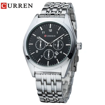 CURREN Brand 3ATM Waterproof Sports Watches Men Calendar Analog Quartz Watch Casual Dress Wristwatch 8134
CURREN Brand 3ATM Waterproof Sports Watches Men Calendar Analog Quartz Watch Casual Dress Wristwatch 8134
