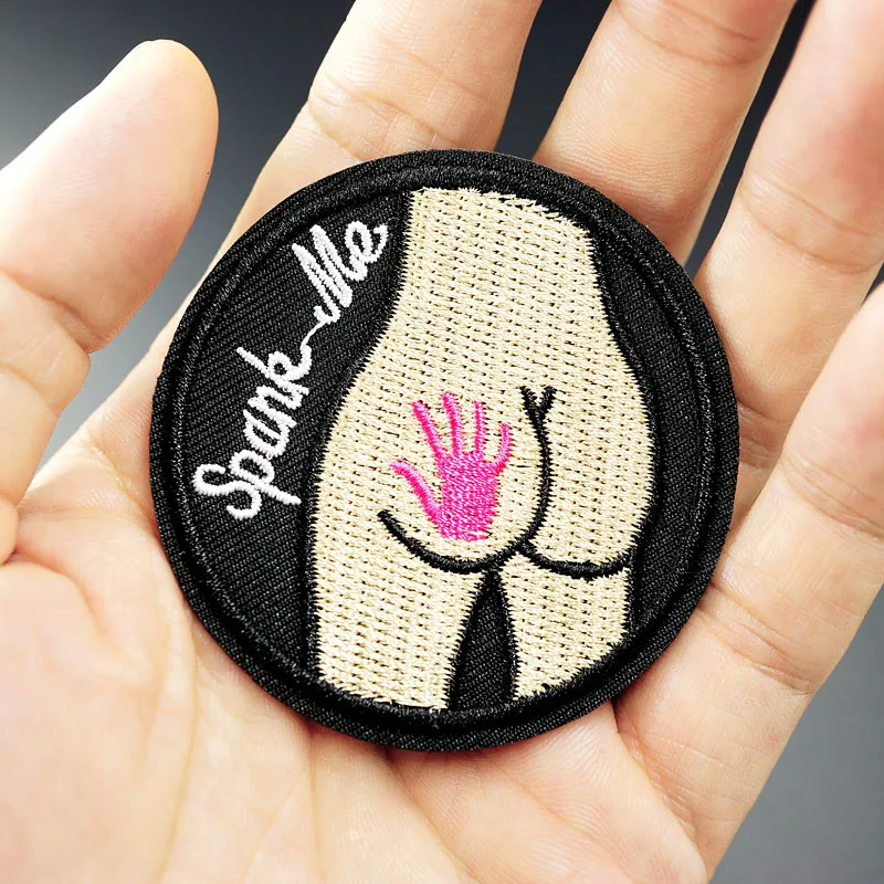 Spank Me (Size:5.5X5.5cm) Cloth Badge Mend Decorate Patch Jeans Jackets Bag Clothes Apparel Sewing Decoration Applique
Spank Me (Size:5.5X5.5cm) Cloth Badge Mend Decorate Patch Jeans Jackets Bag Clothes Apparel Sewing Decoration Applique