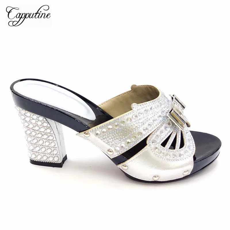Summer Latest Design Fashion Shoes For Wedding Dress Italian Style High Heel Shoes For Evening Party Silver Shoes 50 USD TX-711
Summer Latest Design Fashion Shoes For Wedding Dress Italian Style High Heel Shoes For Evening Party Silver Shoes 50 USD TX-711