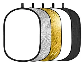 Neewer 5 in 1 Portable 60 x 90cm Round Collapsible Multi Disc Photography Studio Photo Camera Lighting Reflector/Diffuser w case
Neewer 5 in 1 Portable 60 x 90cm Round Collapsible Multi Disc Photography Studio Photo Camera Lighting Reflector/Diffuser w case