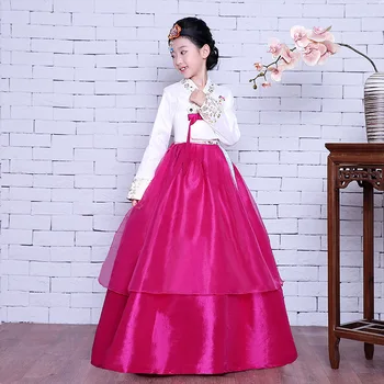 Girl Korean Traditional Costume Children Minority Folk Ancient Korea Hanbok Kids Show Stage Dance Clothing Asian Hanbok Dress
Girl Korean Traditional Costume Children Minority Folk Ancient Korea Hanbok Kids Show Stage Dance Clothing Asian Hanbok Dress