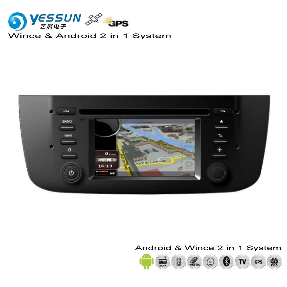 YESSUN For Fiat Punto / Linea Car Android Multimedia Radio CD DVD Player GPS Navi Map Navigation Audio Video Stereo System
YESSUN For Fiat Punto / Linea Car Android Multimedia Radio CD DVD Player GPS Navi Map Navigation Audio Video Stereo System