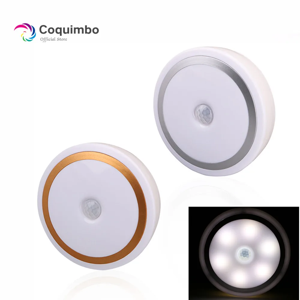 PIR Motion Sensor 6 LEDS Night Light Magnet Battery Operated Wall Light For Bedroom Bedside Corridor Kitchen Smart Light
PIR Motion Sensor 6 LEDS Night Light Magnet Battery Operated Wall Light For Bedroom Bedside Corridor Kitchen Smart Light