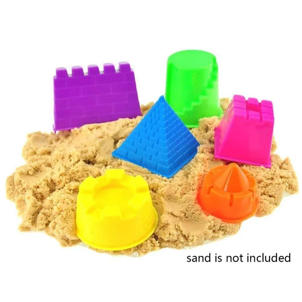 6pcs Child Kid Model Building Kits Portable Castle Sand Clay Mold Building Pyramid Sandcastle Beach Sand Toy
6pcs Child Kid Model Building Kits Portable Castle Sand Clay Mold Building Pyramid Sandcastle Beach Sand Toy