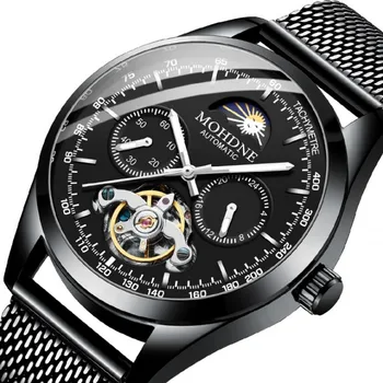 Top Brand Luxury Mens Watches Tourbillon Automatic Mechanical Watch Men Business Full Steel Waterproof Sport Wrist Watch Gift
Top Brand Luxury Mens Watches Tourbillon Automatic Mechanical Watch Men Business Full Steel Waterproof Sport Wrist Watch Gift