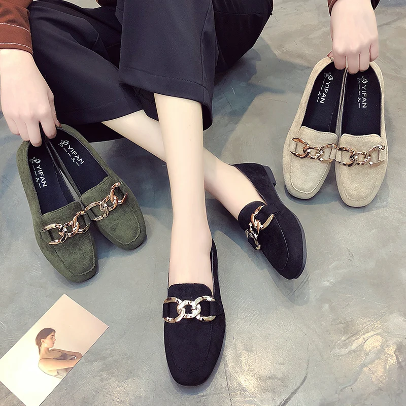 Koovan Women's Flat Shoes 2019 New Spring One-foot Lazy Shoes Social Women's Bean Shoe For Girls
Koovan Women's Flat Shoes 2019 New Spring One-foot Lazy Shoes Social Women's Bean Shoe For Girls