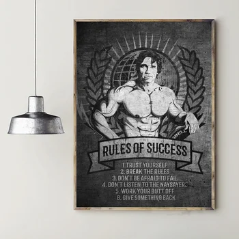 Arnold Schwarzenegger Rules of success Art Canvas Poster Prints Home Wall Decor Painting
Arnold Schwarzenegger Rules of success Art Canvas Poster Prints Home Wall Decor Painting