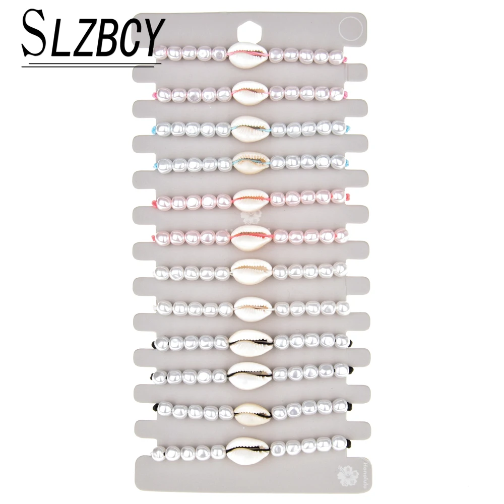 12 pcs/lot Pearl Shell Charm Bracelets Sets For Women Handmade Adjustable Rope Strand Bracelet Weave Wristband Fashion Jewelry
12 pcs/lot Pearl Shell Charm Bracelets Sets For Women Handmade Adjustable Rope Strand Bracelet Weave Wristband Fashion Jewelry