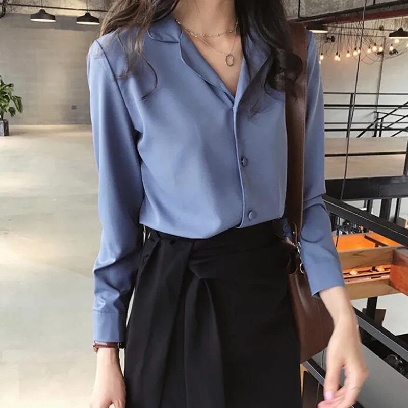 New Spring Summer Womens Top Blouse Chiffon 2019 Korean Shirt Fashion Elegant Clothing V Neck For Office Ladies Female Plus Size
New Spring Summer Womens Top Blouse Chiffon 2019 Korean Shirt Fashion Elegant Clothing V Neck For Office Ladies Female Plus Size