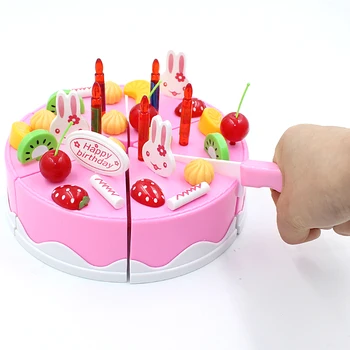 38 pcs/set Kitchen Toys Playing house Simulate Cutting Birthday Cake Fruit Cocina De Juguete Toy Pink Blue Gift for Children
38 pcs/set Kitchen Toys Playing house Simulate Cutting Birthday Cake Fruit Cocina De Juguete Toy Pink Blue Gift for Children