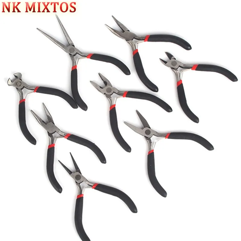 NK MIXTOS Free Shipping 8PCS/Set Mini Black Bent Crimping Pliers For DIY Beading Jewelry Making Pliers Fit Tools
NK MIXTOS Free Shipping 8PCS/Set Mini Black Bent Crimping Pliers For DIY Beading Jewelry Making Pliers Fit Tools