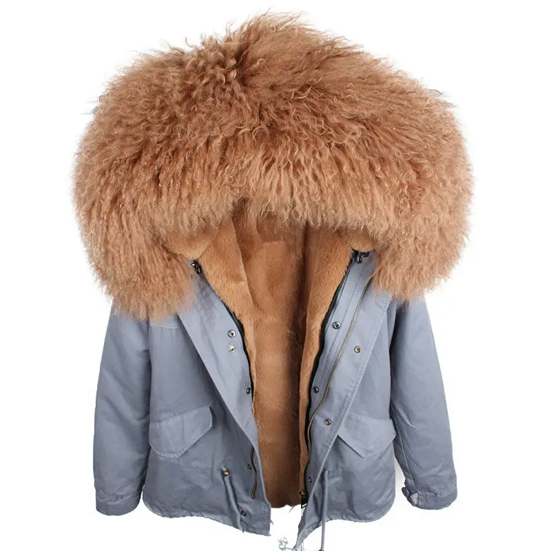 Winter Jacket Women 2019 Parka Real Fur Coat Real Mongolia Sheep Fur Parkas Thick Warm Luxury Detachable Outerwear Streetwear
Winter Jacket Women 2019 Parka Real Fur Coat Real Mongolia Sheep Fur Parkas Thick Warm Luxury Detachable Outerwear Streetwear