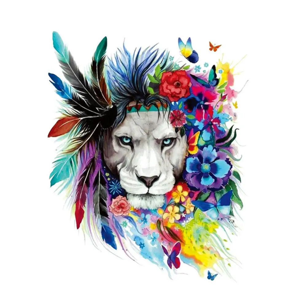 Custom Pyrograph Washable Logo Heat Transfer Printing Colorful Lion Pattern Heat Printing Patches Jeans T-shirt Clothing
Custom Pyrograph Washable Logo Heat Transfer Printing Colorful Lion Pattern Heat Printing Patches Jeans T-shirt Clothing
