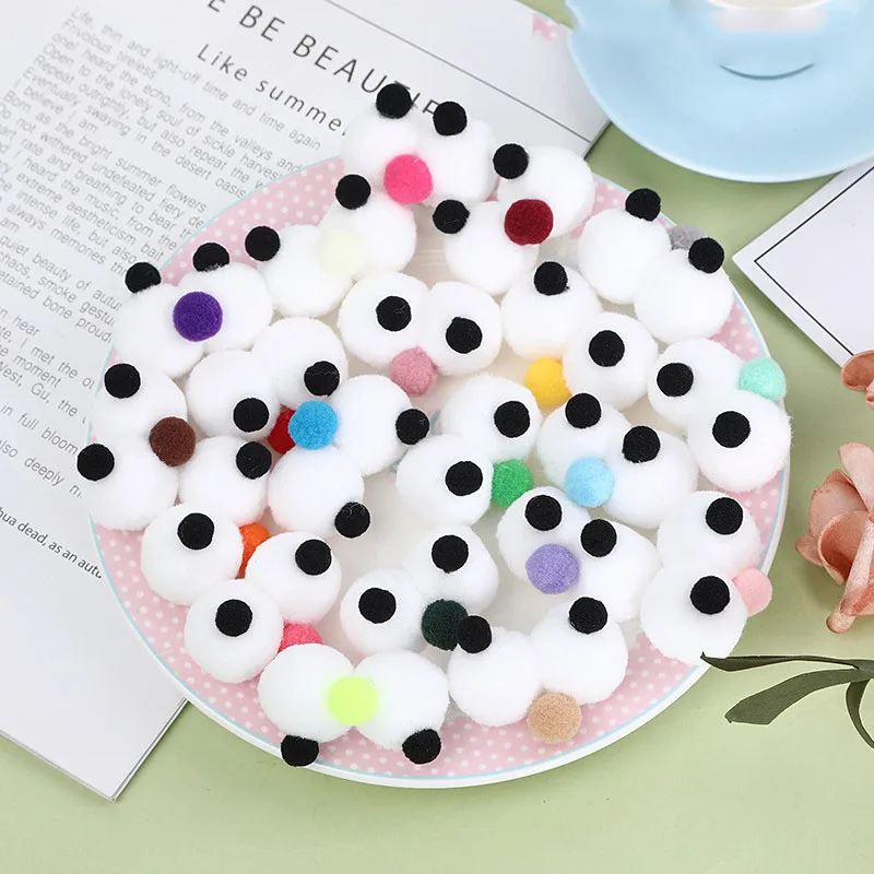 Fluffy Soft Eyes Pom Poms White Mini Pompoms Ball Eyes for Children's Hair Clip DIY Kids Toys Accessories 10pcs
Fluffy Soft Eyes Pom Poms White Mini Pompoms Ball Eyes for Children's Hair Clip DIY Kids Toys Accessories 10pcs