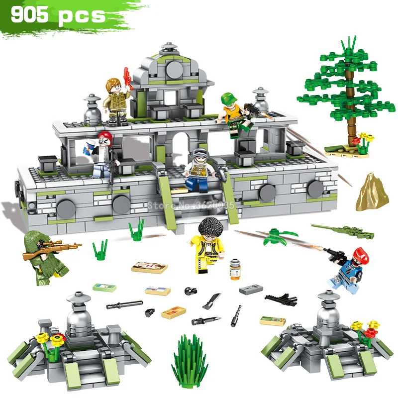 PUBG Military Building Blocks Weapons Figures City Remains Altar Moc World War 2 Special Forces Gift For Boy Toy With Legoinglys
PUBG Military Building Blocks Weapons Figures City Remains Altar Moc World War 2 Special Forces Gift For Boy Toy With Legoinglys