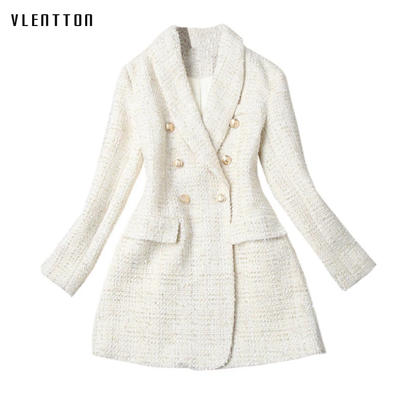 High Quality Runway 2019 Designer Office Women's Jacket Blazer Double Breasted Long Sleeve Tweed Jacket Coat Female Outwear
High Quality Runway 2019 Designer Office Women's Jacket Blazer Double Breasted Long Sleeve Tweed Jacket Coat Female Outwear