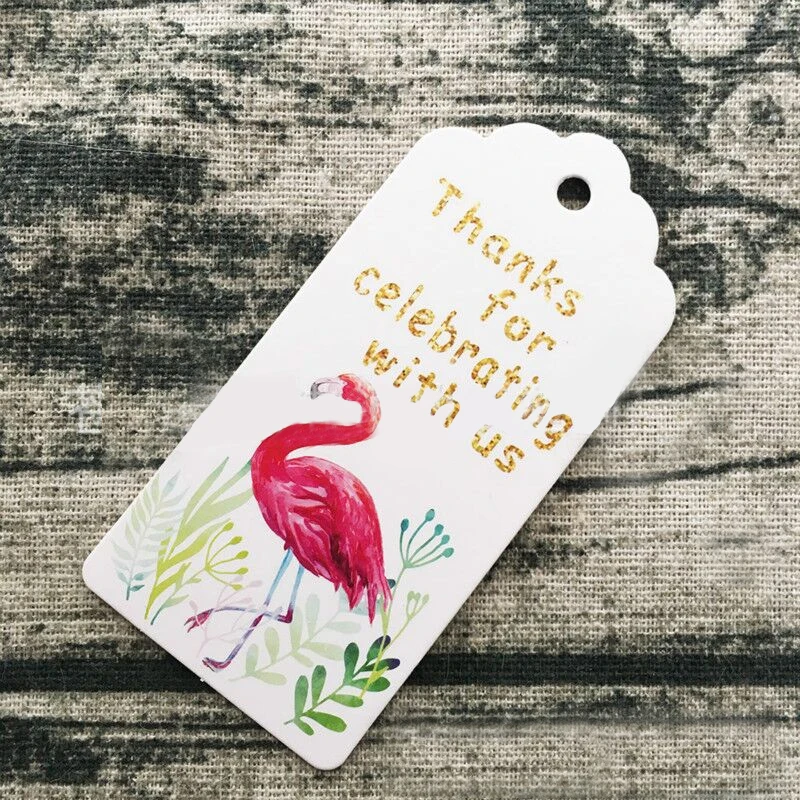 50pcs Flamingo Paper Tag Labels Hanging Cards Thanks DIY Crafts for Birthday Wedding Party Guest Gift
50pcs Flamingo Paper Tag Labels Hanging Cards Thanks DIY Crafts for Birthday Wedding Party Guest Gift