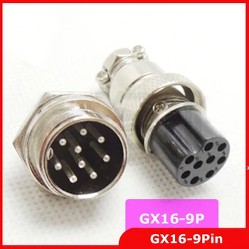 Free shipping 2Pair=4Pcs GX16 GX16-9 9P 9Pin 16mm Male&Female Wire Panel Connector plug Circular Aviation Connector Socket Plug
Free shipping 2Pair=4Pcs GX16 GX16-9 9P 9Pin 16mm Male&Female Wire Panel Connector plug Circular Aviation Connector Socket Plug
