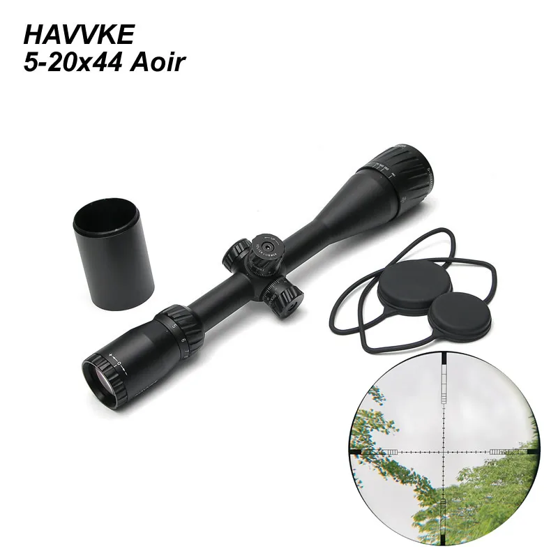 HAVVKE 5-20X44 AOIR Riflescope Hunting Sight Scope Zero Resetting Focus Sniper Shooting
HAVVKE 5-20X44 AOIR Riflescope Hunting Sight Scope Zero Resetting Focus Sniper Shooting