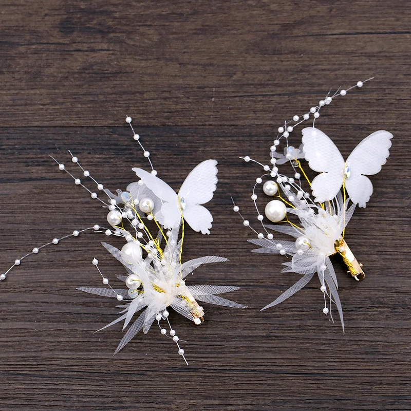 Fashion Pearl Wedding Hair Accessories Butterfly Yarn Barrettes For Women Bride Party Pom Girl Hair Jewelry Handmade Hairwear
Fashion Pearl Wedding Hair Accessories Butterfly Yarn Barrettes For Women Bride Party Pom Girl Hair Jewelry Handmade Hairwear