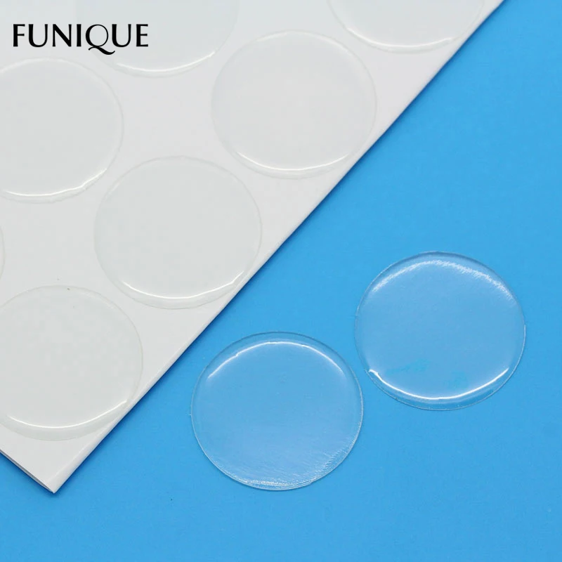 

FUNIQUE 25mm Cabochon 180PCs Transparent Round Resin Cabochon Domes Flatback Embelishment Stickers Cameo Domes For DIY Crafts