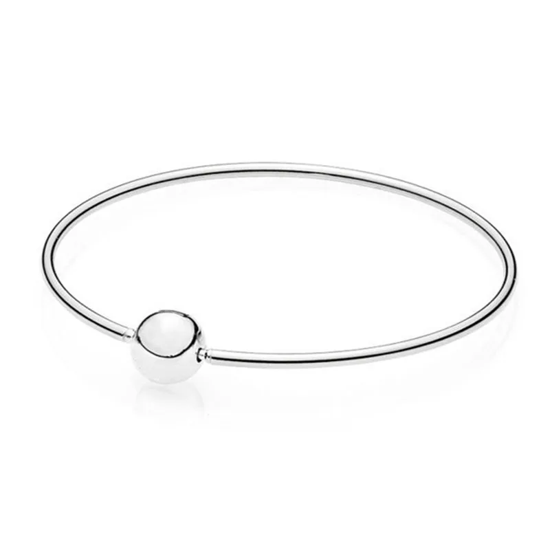 100% 925 Sterling Silver Bead Charm Bracelet Fit Original Essence Collection Branded Bangle For Women DIY Branded Jewelry Gift
100% 925 Sterling Silver Bead Charm Bracelet Fit Original Essence Collection Branded Bangle For Women DIY Branded Jewelry Gift