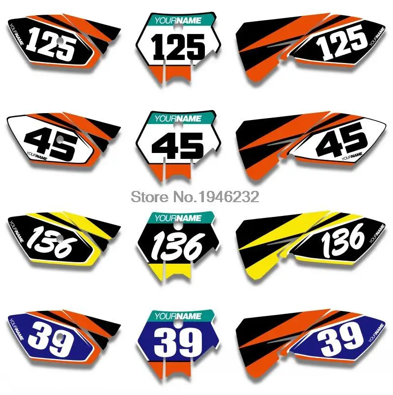 For KTM SX85 SX 85 2003 2004 2005 Custom Number Plate Backgrounds Graphics Sticker & Decals Kit
For KTM SX85 SX 85 2003 2004 2005 Custom Number Plate Backgrounds Graphics Sticker & Decals Kit