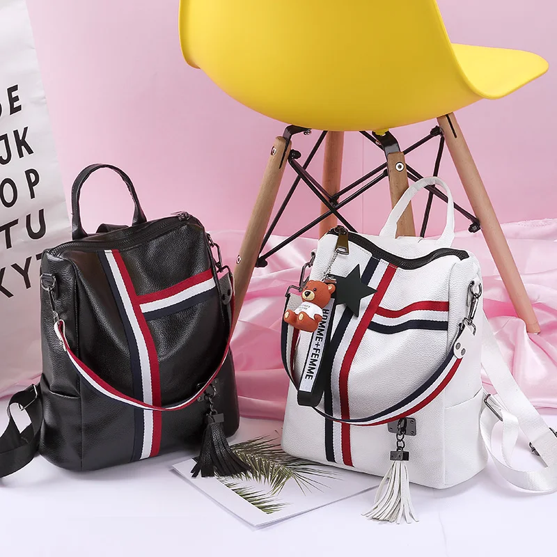 2018 new retro fashion zipper ladies backpack leather high quality school bag shoulder bag for youth bags leather Tassel B
2018 new retro fashion zipper ladies backpack leather high quality school bag shoulder bag for youth bags leather Tassel B