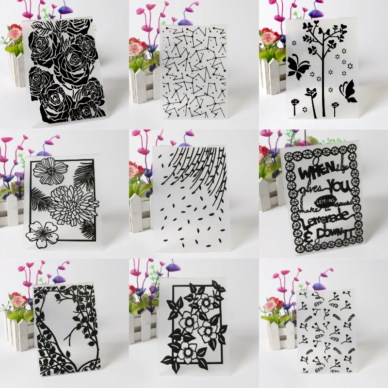 12 Styles 1pc Embossing Template Craft Cards Making DIY Paper Photo Album Card Wedding Decoration Scrapbooking Embossing Folders
12 Styles 1pc Embossing Template Craft Cards Making DIY Paper Photo Album Card Wedding Decoration Scrapbooking Embossing Folders