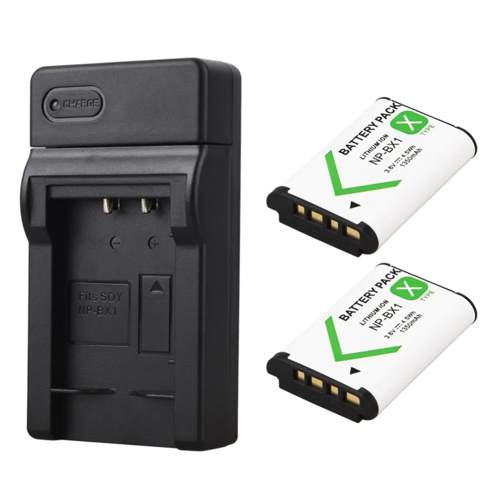 Аккумулятор для Sony DSC RX1 RX100 M3 M2 RX1R GWP88 PJ240E AS15 WX350 WX300 HX300 HX400 2 шт. 1350 мАч|Цифровые